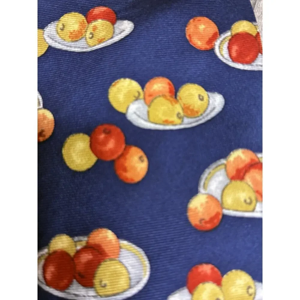 Philadelphia Museum of Art Silk Tie Vintage Post-Impressionist Fruit Still Life